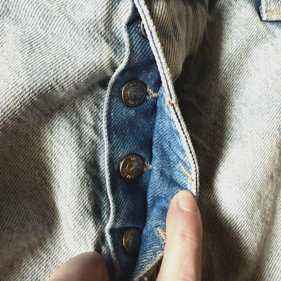 We The Free Good Lucky You Mid-Rise Barrel Jeans Women's Baggy Loose Fit Size 31 - Picture 8 of 10